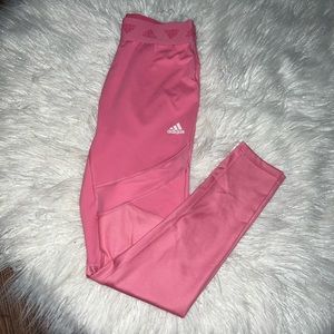 Pink adidas leggings